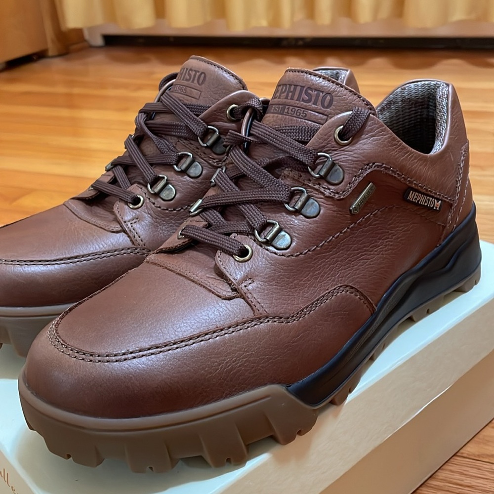 MEMPHISTO Shoes Air Relax Gore-Tex Slacker Mens Shoes Size 8.5 Leather - Picture 5 of 14